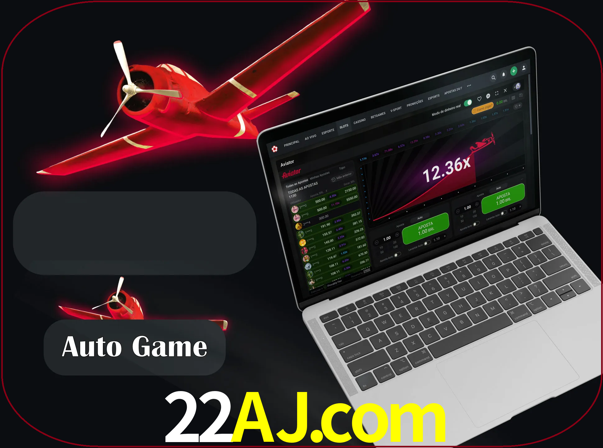 No modo automático, os jogos apostam e sacam seu dinheiro automaticamente.