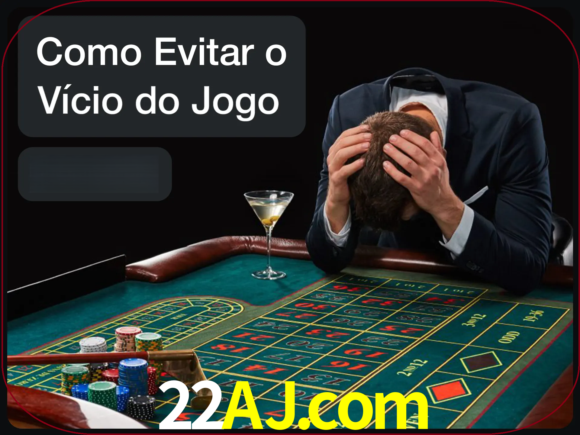 Você é responsável por cada uma de suas apostas.